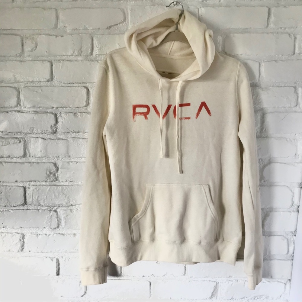 RVCA White Skater Hoodie